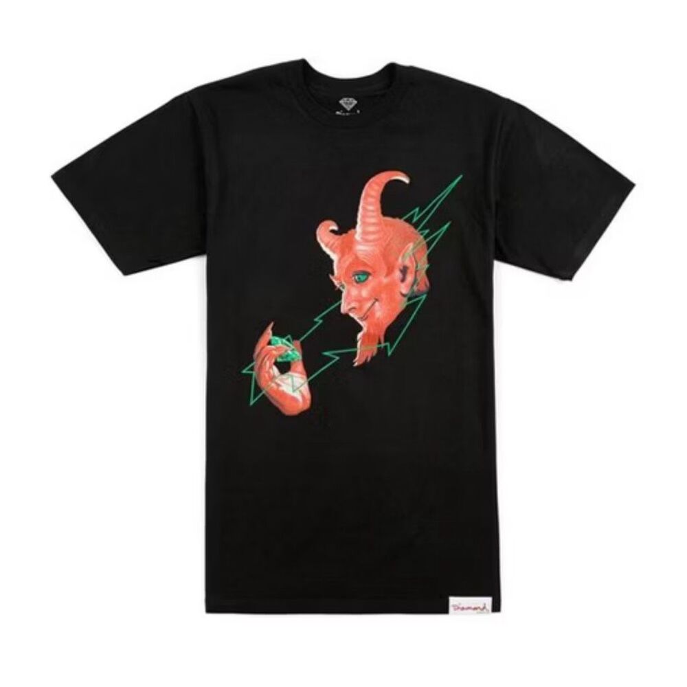 Diamond Supply Co. Mischief Graphic Cotton T-Shirt Black Size S
